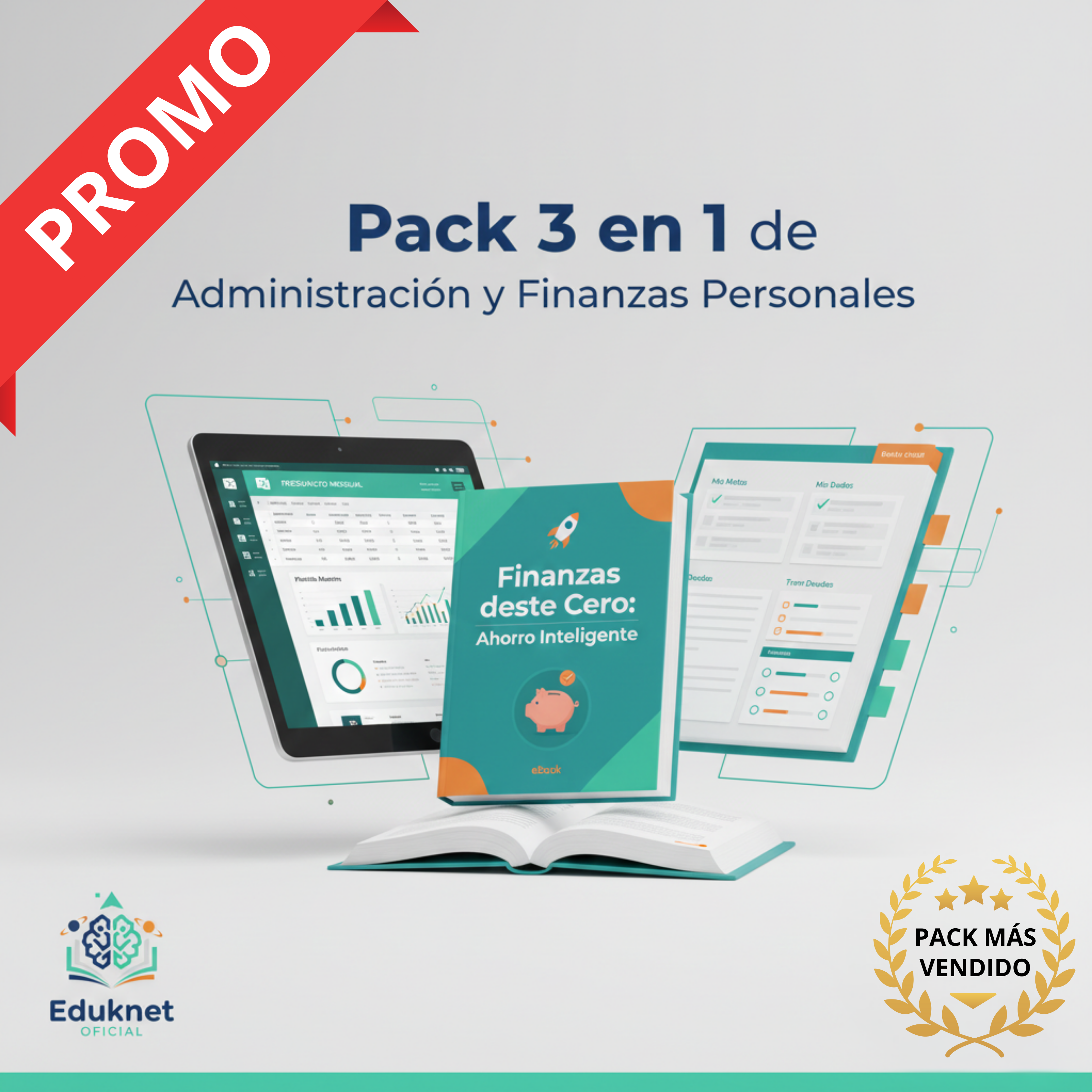 Pack 3 en 1 de Administración y Finanzas Personales