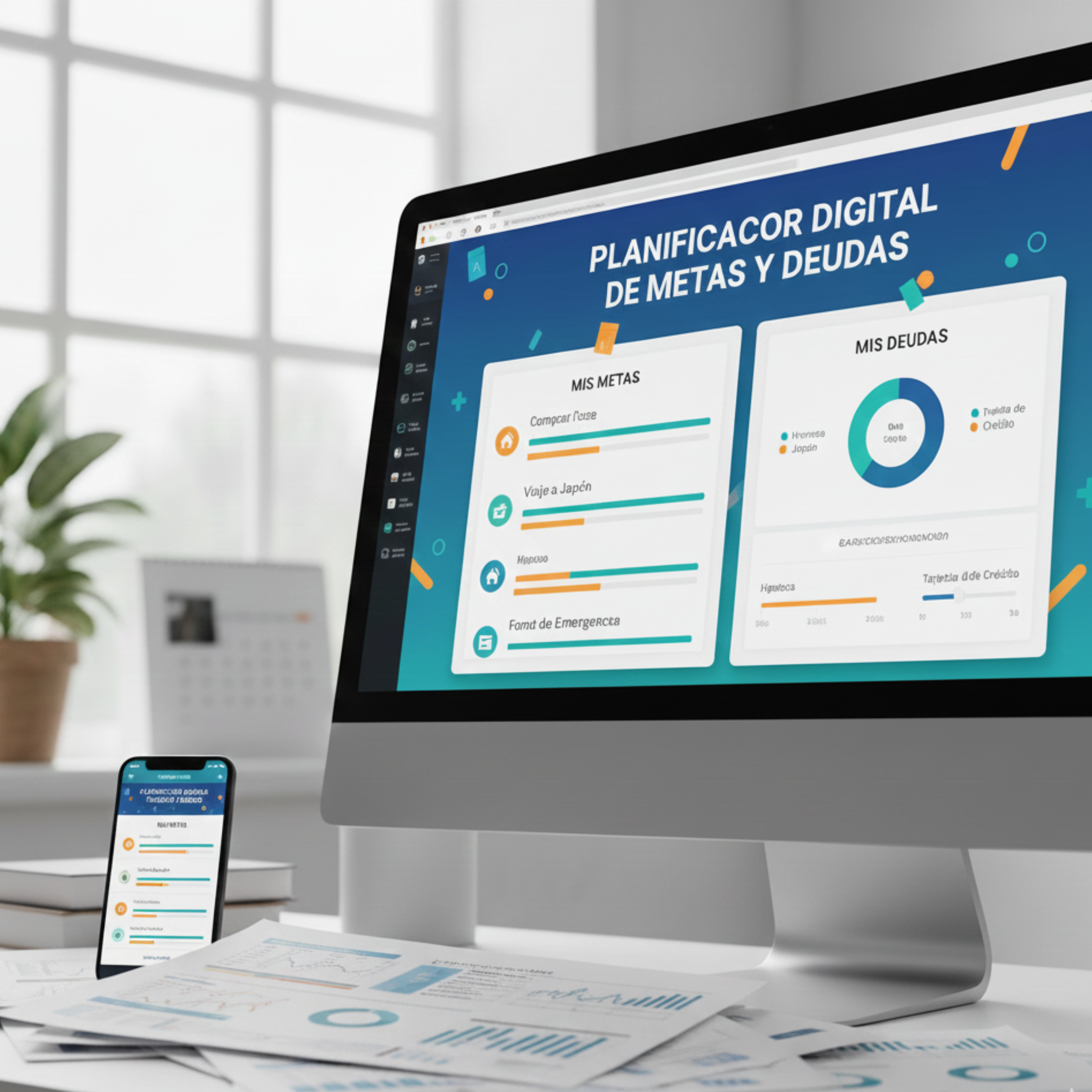 Planificador Digital de Metas y Deudas (Tracker)